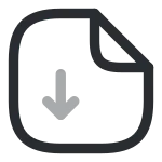 Document Download SVG Icon